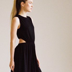 LA Relaxed Cut Out Dress (Jacinta Organic Cutout)
